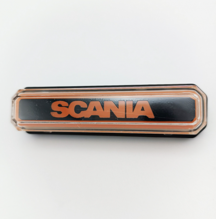 Lampa gabarit cu LOGO NEON galben SCANIA 12-24 V [2]