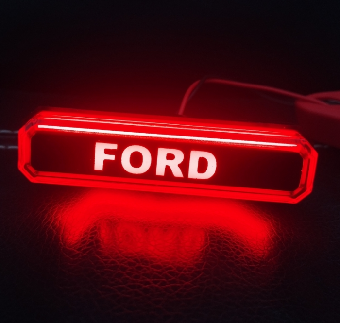 Lampa gabarit cu LOGO NEON rosu  FORD 12-24V [2]