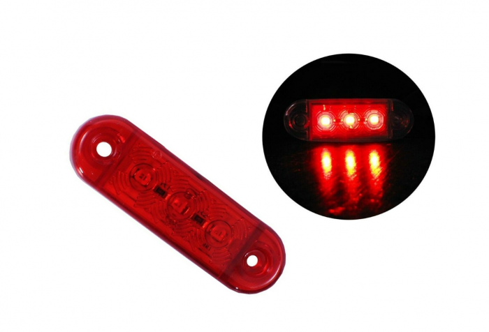Lampa gabarit laterala cu LED 65mm 12-24V [1]