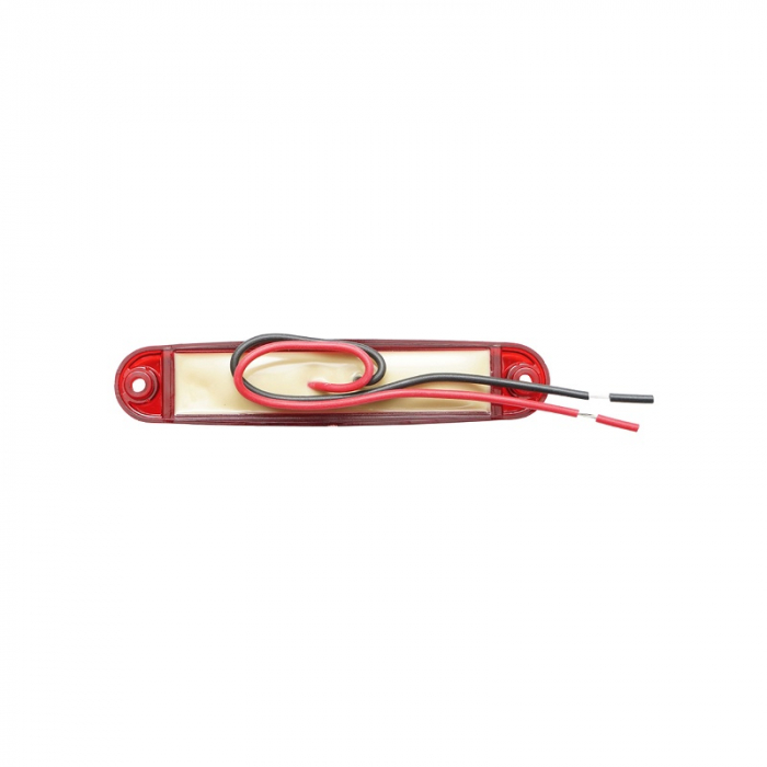 Lampa gabarit laterala cu LED alba 100mm 12-24V [6]