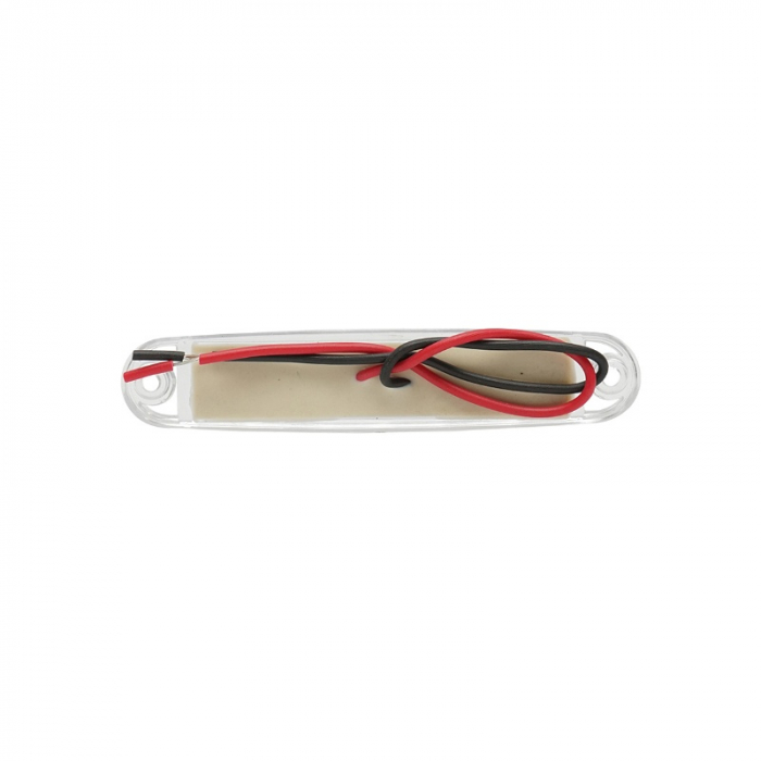 Lampa gabarit laterala cu LED alba 100mm 12-24V [2]