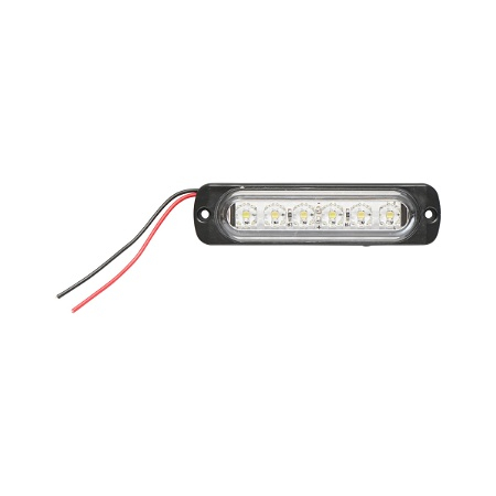Lampa gabarit laterala LED alba 110mm 12-24V [1]