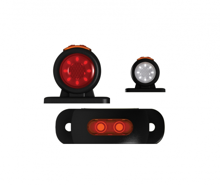 Lampa gabarit laterala LED NEON alb / rosu 12-24V [1]