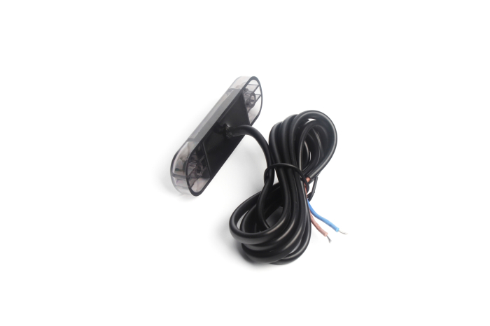 Lampa gabarit laterala LED roșu fumuriu rezistent la apă IP67, 12V/24V Cablu 30 cm - E9 10R-06, ECE R10, ECE R148 [5]