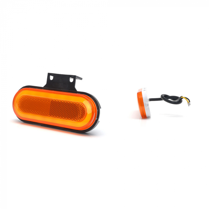Lampa Gabarit Led 1420 W198, 12V-24V, Pozitie Portocaliu Cu Semnalizare [1]