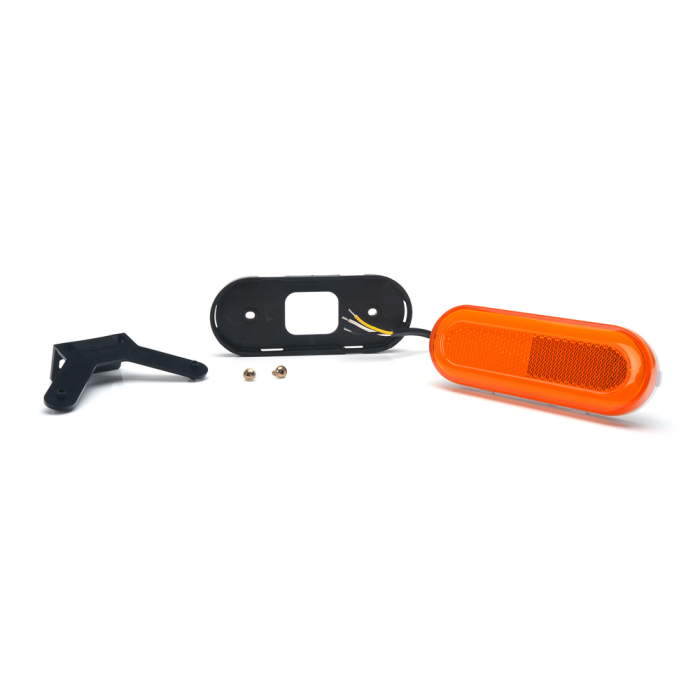 Lampa Gabarit Led 1420 W198, 12V-24V, Pozitie Portocaliu Cu Semnalizare [12]