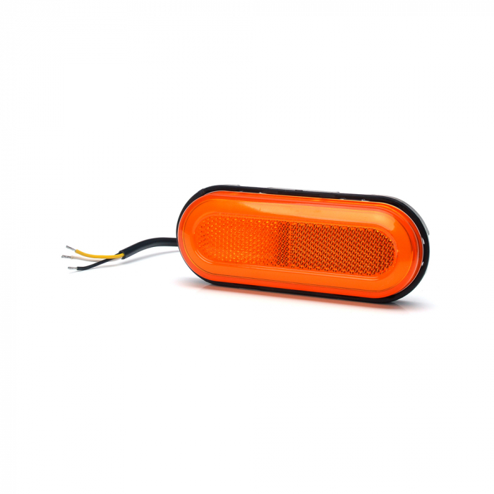Lampa Gabarit Led 1420 W198, 12V-24V, Pozitie Portocaliu Cu Semnalizare [13]
