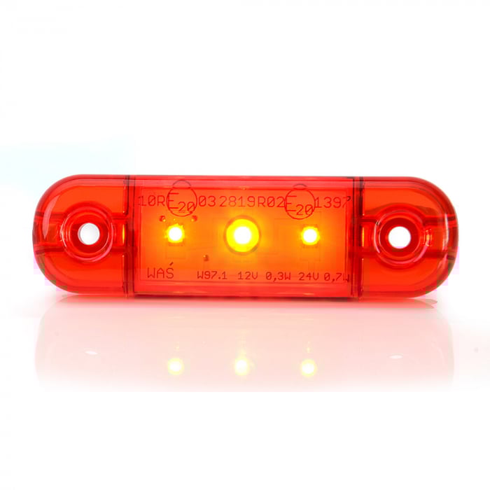 Lampa Gabarit Led 709 W97.1, 12V-24V, Pozitie Rosu [3]