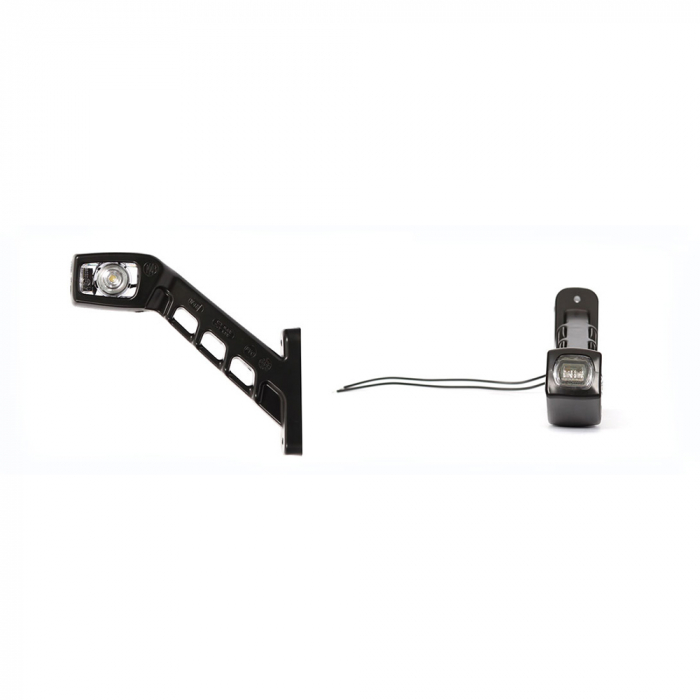 Lampa Gabarit Led Cu Brat 238L W48, 12V-24V, Pozitie Alb / Rosu / Portocaliu Stanga [1]
