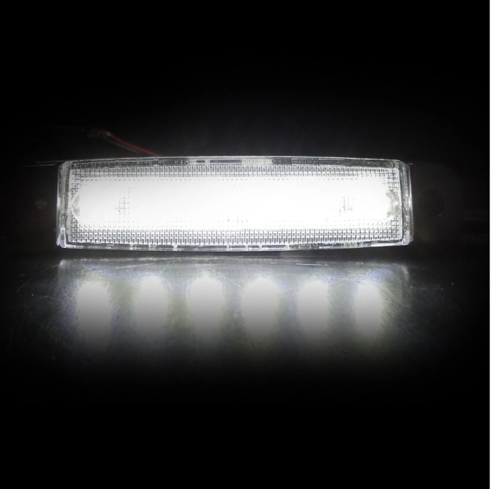 Lampa laterala Gabarit LED 12-24V, alba pentru camion, remorca, TIR, van, rulota etc. [4]