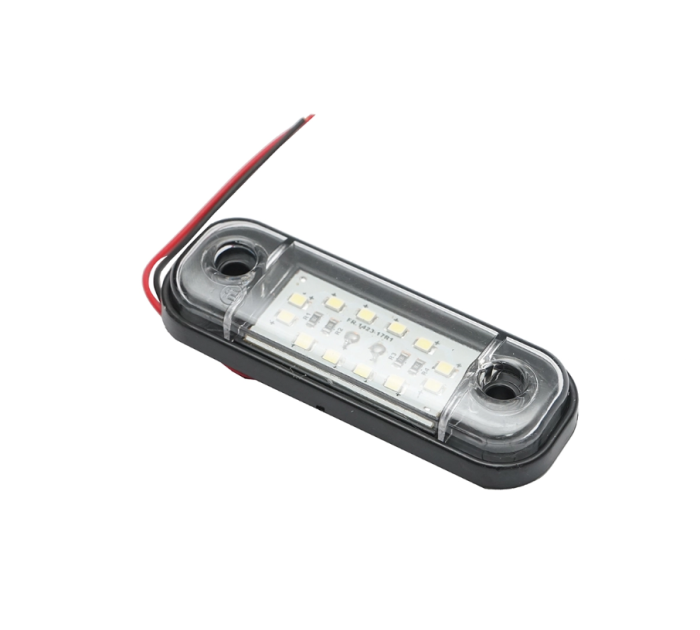 Lampa laterala Gabarit LED - Alb 12 led-uri 12V-24V [4]