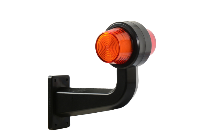 Set 2  Lampi laterale Gabarit LED Neon 12V-24V, portocaliu-roșu - 19,2 cm [2]