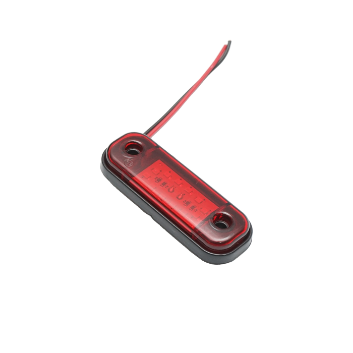 Lampa laterala Gabarit LED - Rosu 12 led-uri 12V-24V [4]