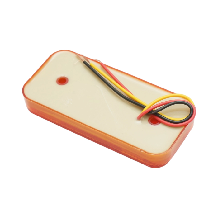 Lampa laterala Gabarit LED X cu Efect Neon - Galben 30 LED-uri 2 Functii 12V/24V [5]