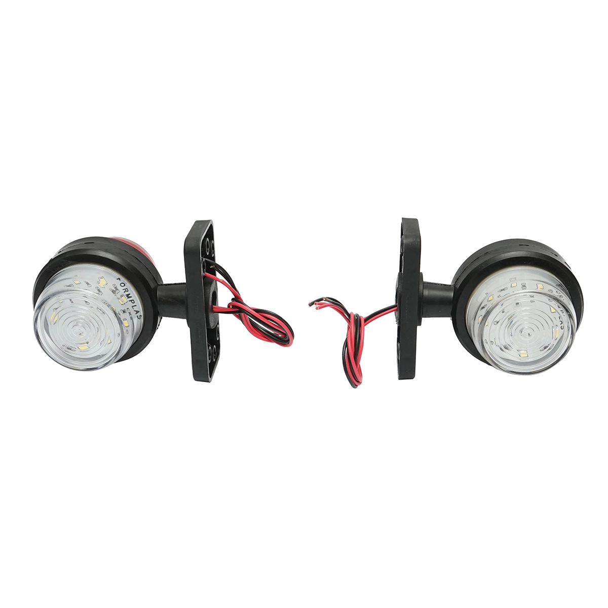 Lampa laterala gabarit rotativa LED 12-24V alb-rosu [2]