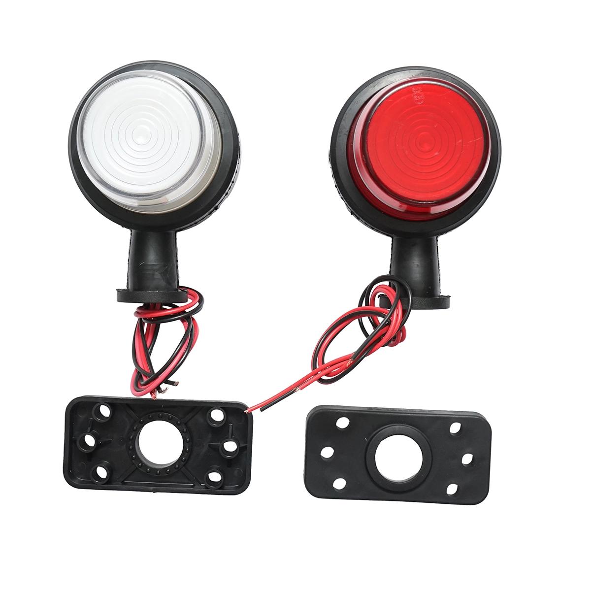 Lampa laterala gabarit rotativa LED NEON 12-24V, rosu-alb [3]