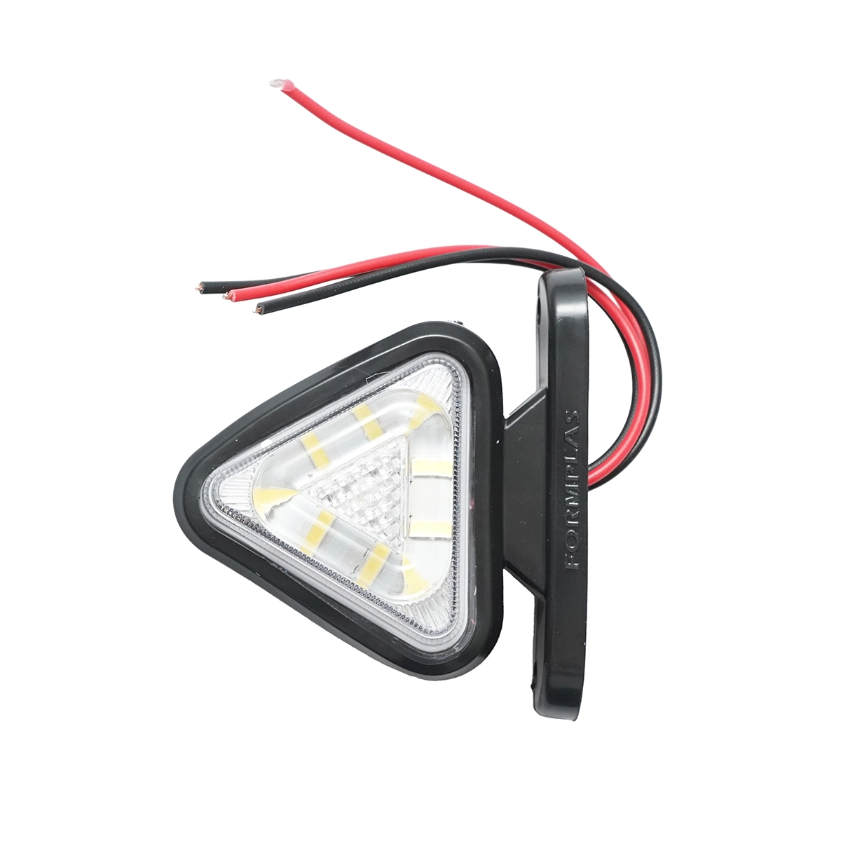 Lampa laterala gabarit triunghi LED 12-24V alb-rosu [4]