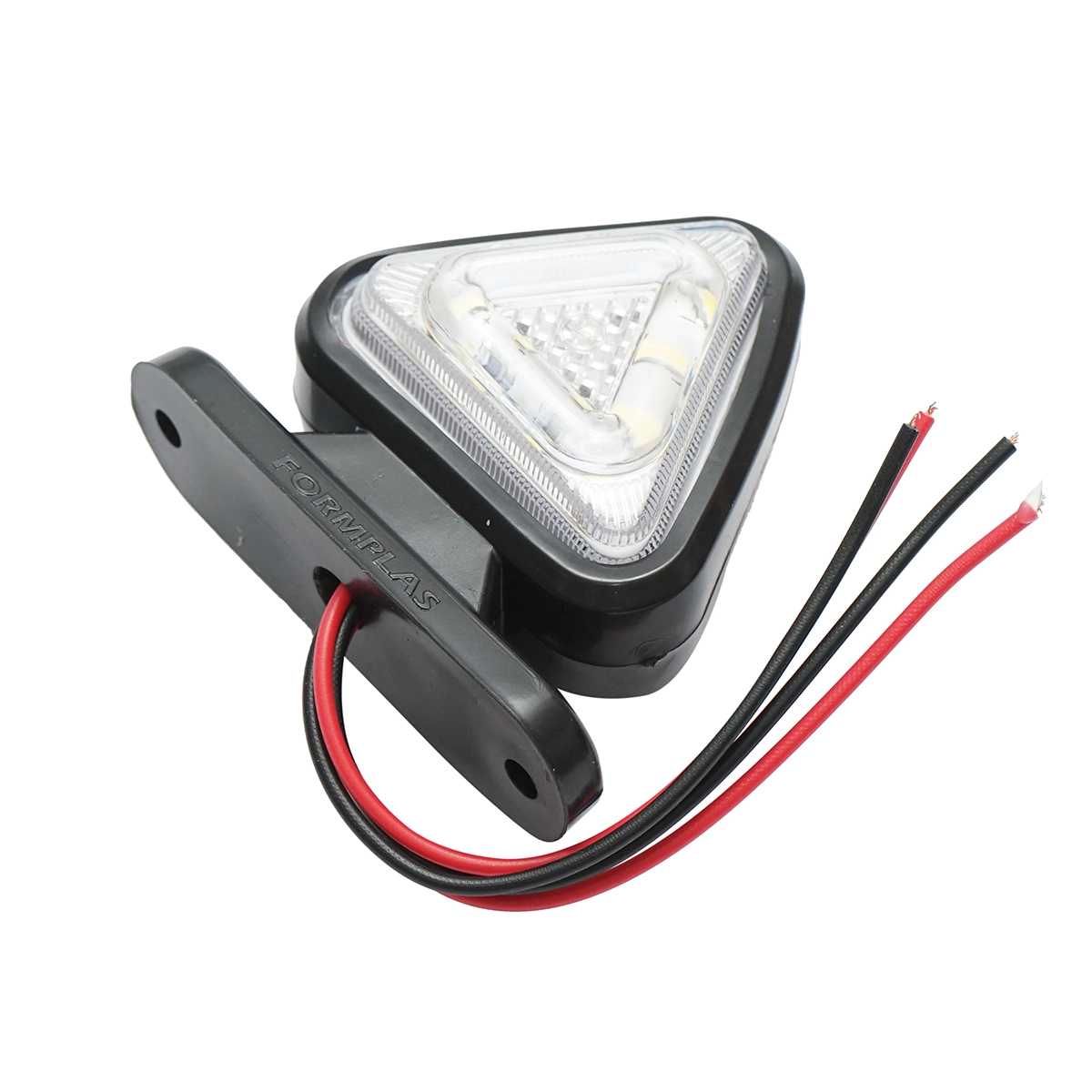 Lampa laterala gabarit triunghi LED 12-24V alb-rosu [2]