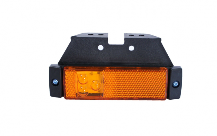 Lampa laterala LED Galbena 12-24V [3]