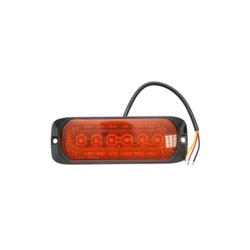 Lampa laterala stroboscopica LED 12-24V galbena 9 functii 132x46x19mm FR1287 [1]
