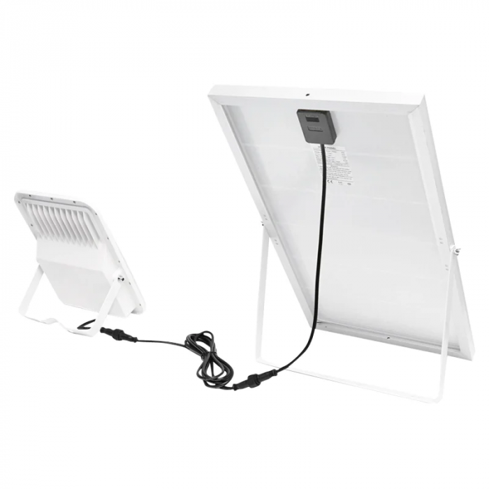 Lampa LED cu panou solar 70W proiector 200W baterie 32V/30Ah [3]