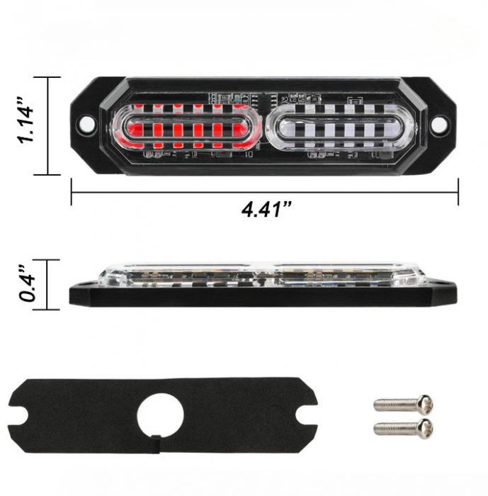 Lampa LED profesionala stroboscopica 12V-24V LED - Albastru [3]
