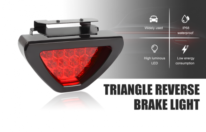 Lampa LED Stop frana 12V cu Funcție de Lumină pentru Ceață și Suport de Montaj [8]