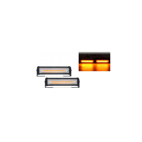 Lampa LED Stroboscopica De Avertizare, Galben, Flash, cu Controler, 12V [3]