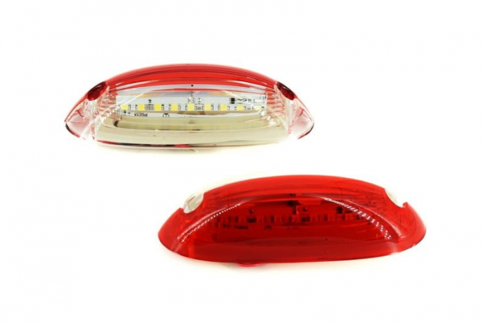 Lampa numar LED 24V Lumina: alba/rosie [1]