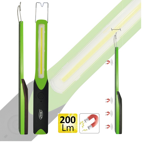 LAMPA PORTABILA SLIM LED C.O.B. CU BATERIE REINCARCABILA JBM [1]