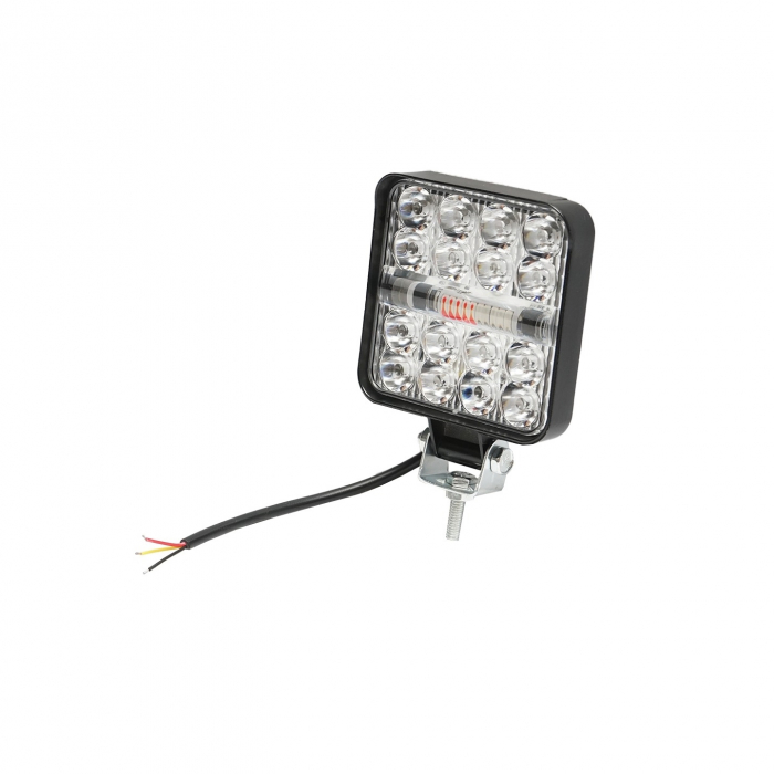 Lampa proiector combinata 26 LED-uri 9-80V 6500K 84x21x84mm IP67 [2]