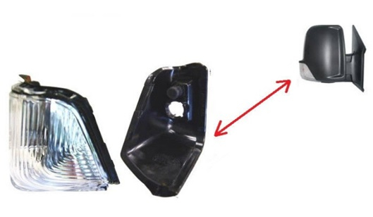 Lampa semnalizare oglinda 60 - 001L (stanga) compatibila MERCEDES 2006 - 2017 [2]