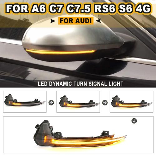 Set Lampi semnalizare oglinda dinamica Compatibila: A6 C7 C7.5 RS6 S6 [1]