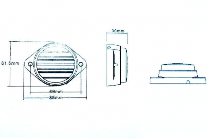Lampa SMD  rosie Voltaj: 12V Rezistenta la apa: IP66 [3]