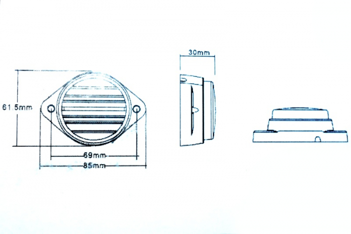 Lampa SMD Lumina:verde 12V Rezistenta la apa [3]