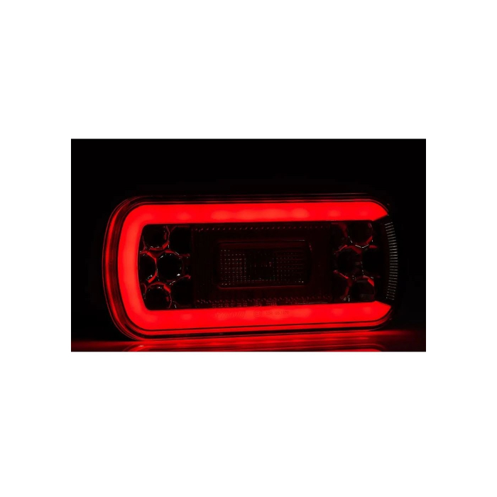 Lampa spate 220x100, 6 functii, cu ceata si numar, LED, FT-130PM Fristom [2]