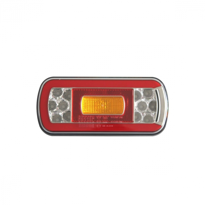 Lampa spate 220x100, 6 functii, cu ceata si numar, LED, FT-130PM Fristom [3]