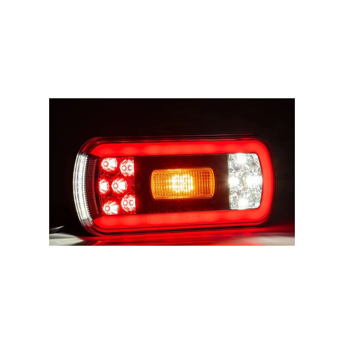 Lampa spate 220x100, 6 functii, cu mers inapoi si numar, LED, FT-130 [4]