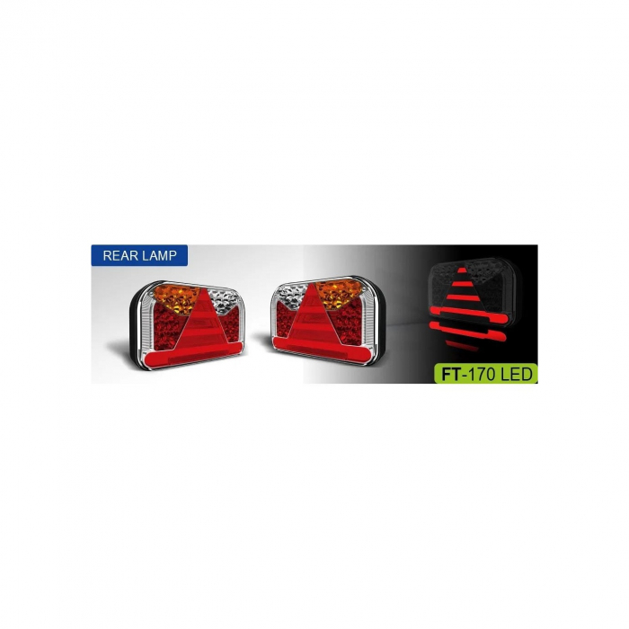 Lampa spate 240x140, 5 functii, cu mers inapoi, LED, dreapta, NT Fristom [7]