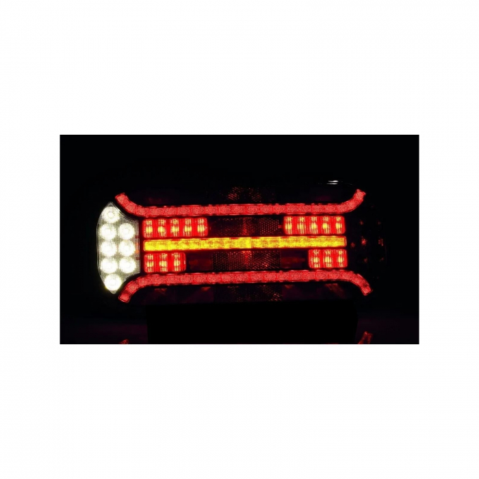 Lampa spate 302x130, LED, 6 functii, stanga, ceata [4]