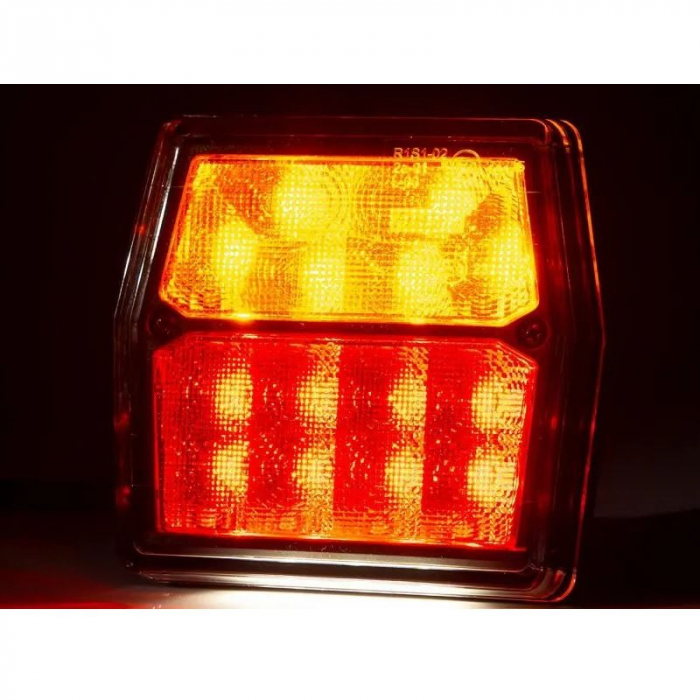 Lampa spate 99,6x93, 4 functii, iluminare numar, LED, cablu, LED Fristom [6]