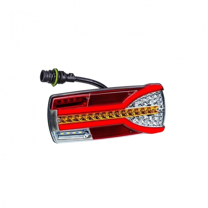 Lampa stop 305x132 7 functii, ceata, mers inapoi, semnalizare dinamica, mufa 7 pini, dreapta [1]