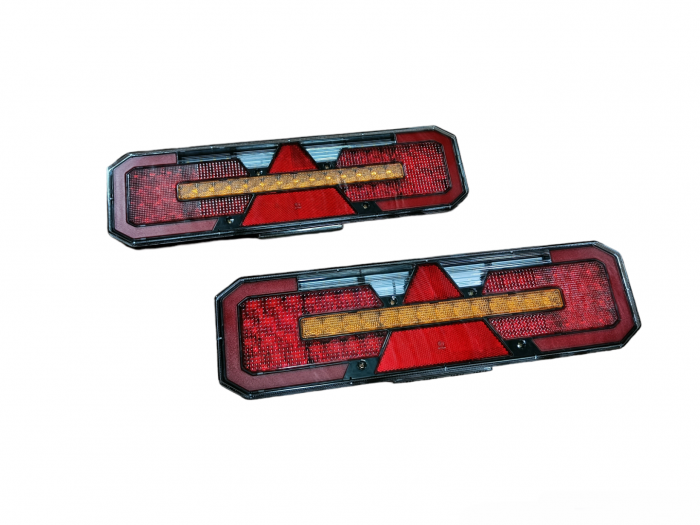 Lampa Stop 61 led-uri SMD cu semnalizare dinamica 12V-24V (464x128x35 mm) [2]
