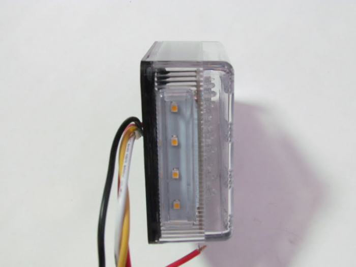 Lampa stop camion DF TRL001 cu sticla TRANSPARENTA LED 12v [7]