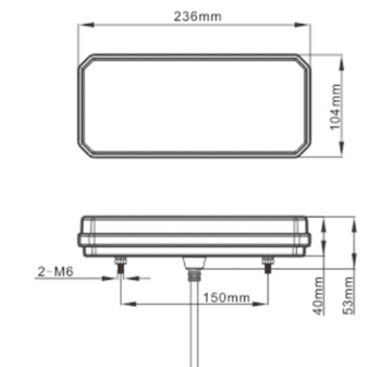 Lampa stop camion LED cu semnalizare dinamica 12 - 24V Omologata U.E. [4]