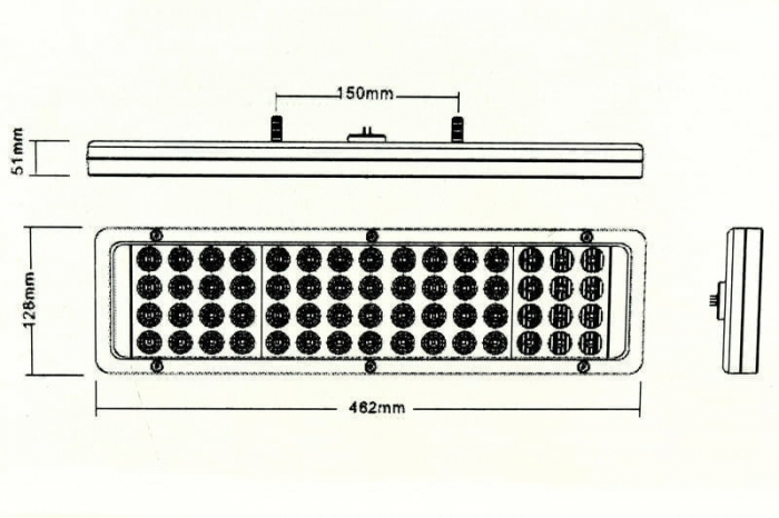 Lampa stop SMD 60 led-uri  24V [3]