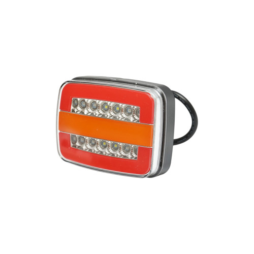 Lampa stop spate dreptunghiulara LED 12V/24V universala 125x95x35mm [2]