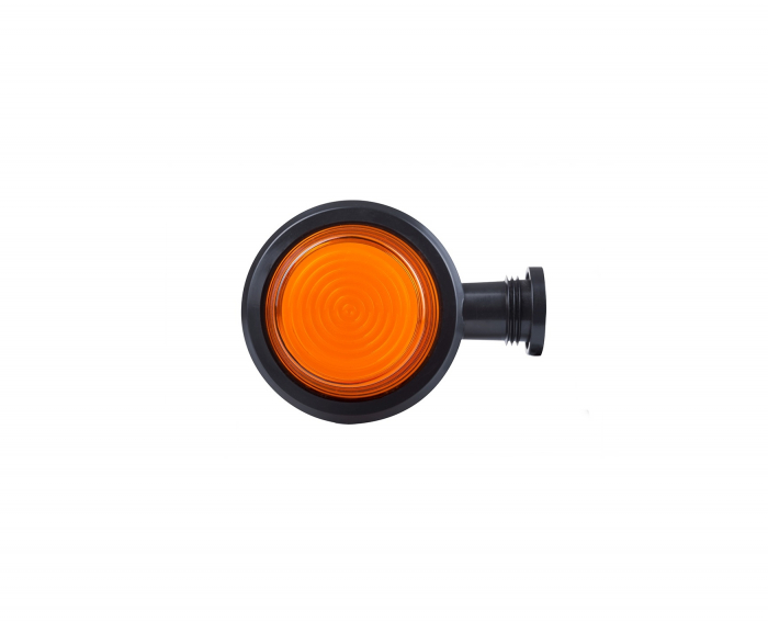 Lampa sub oglinda gabarit portocalie lumina LED tip neon [3]