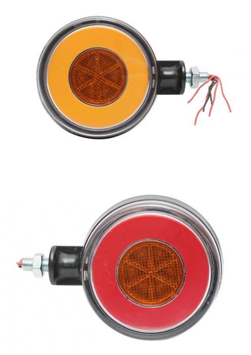 Lampa sub oglinda gabarit Rosu-Galben lumina LED 12/24V [1]