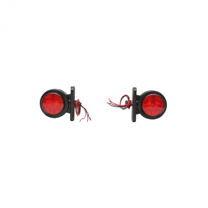 Set Lampi laterale de gabarit cu LED 12/24V, rosu-alb [1]